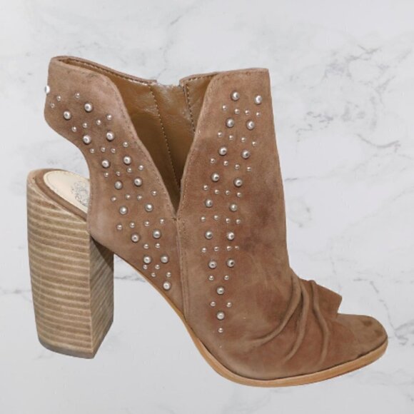 VINCE CAMUTO Machine Studded Bootie sandals sz 9.5 - Picture 1 of 6
